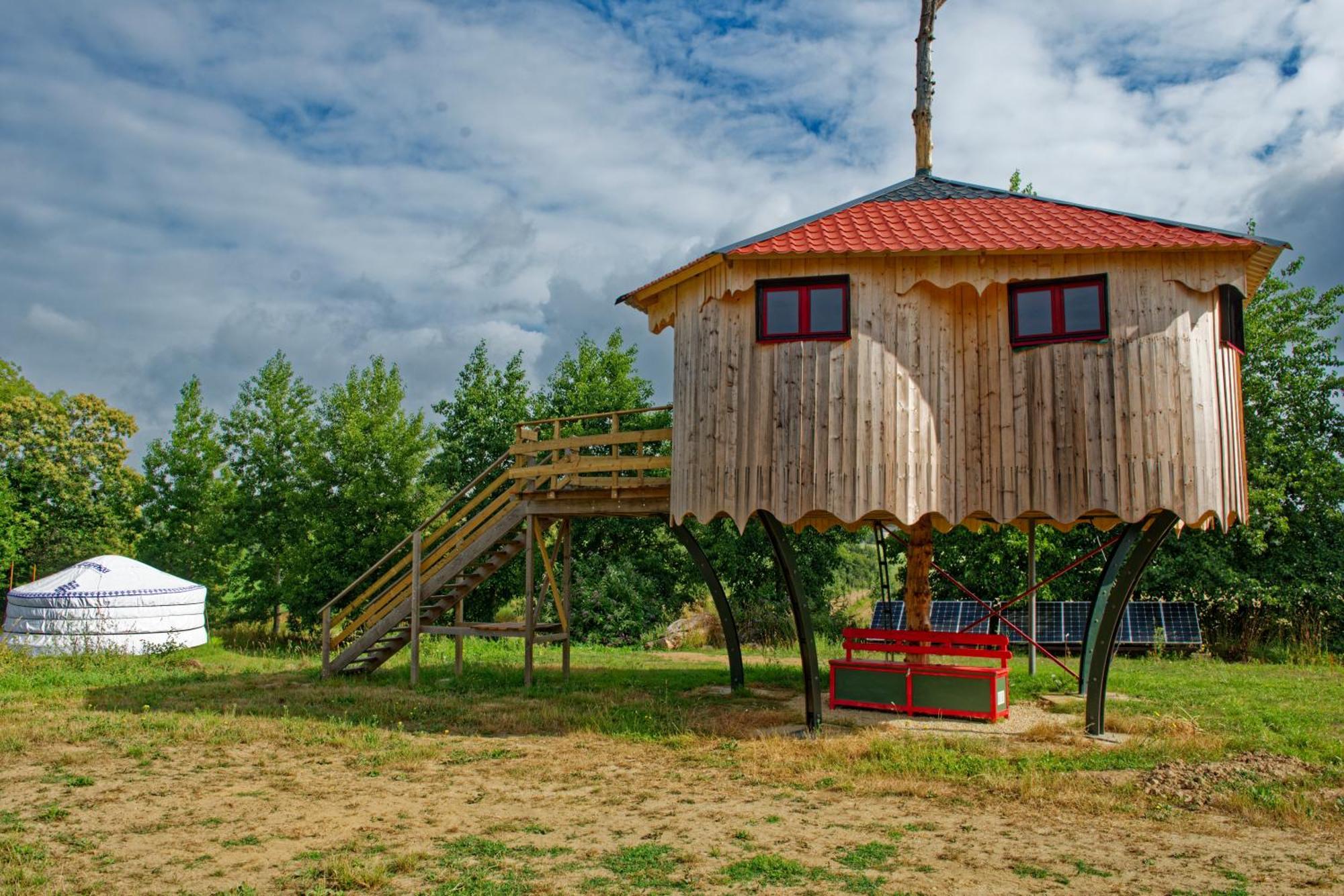 Yourte Roulotte Et Gite De La Laita Clohars-Carnoët Exteriér fotografie